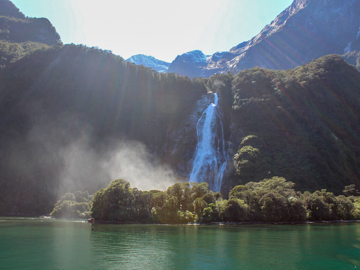 Lady Bowen Falls Milford Sound New Zealand